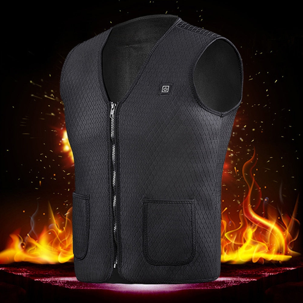 Heated Vest with Rechargeable Heating Function